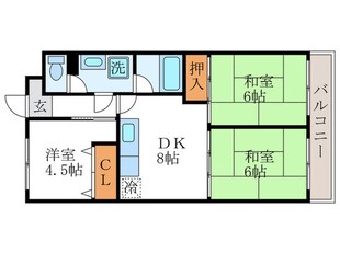 エクセリィ桂の物件間取画像